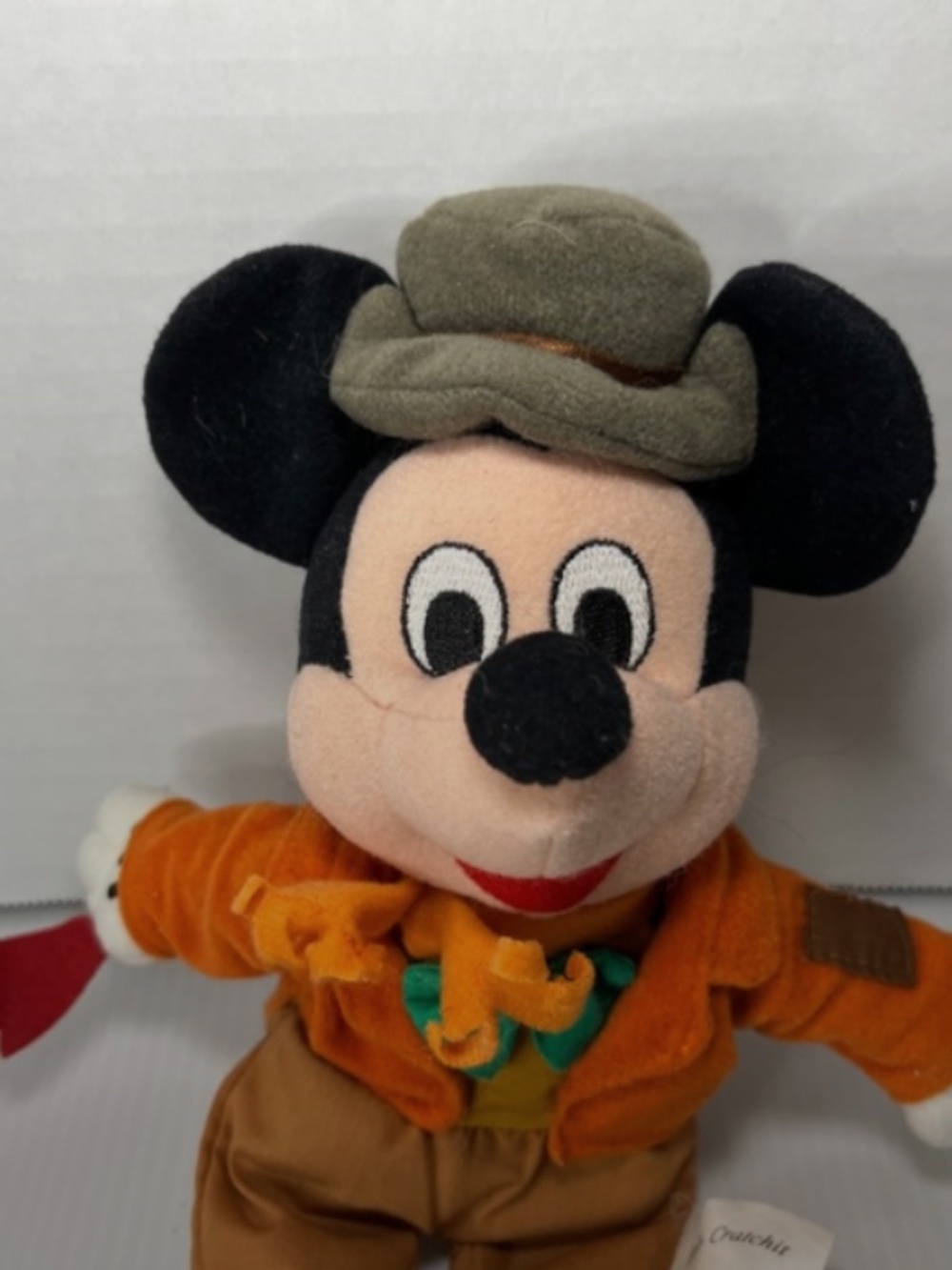 Disney Store Bean Bag Plush Bob Cratchit Mickey Mouse Christmas Carole